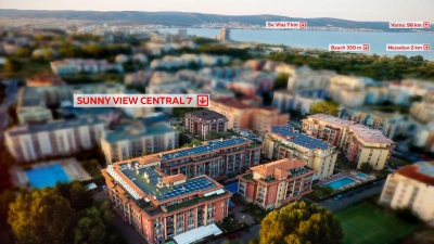 Нов, тристаен пентхаус с голяма тераса, близо до Cacao Beach 